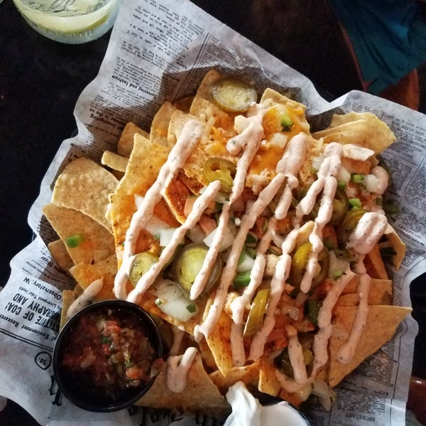 The NACHO'S are great. Plenty of toppings and a great starter. Huge though, you may not need a meal after these!!