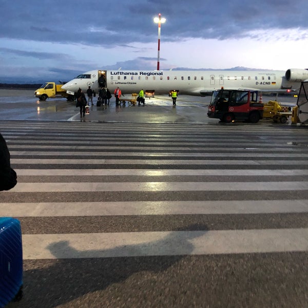Photo taken at Airport Linz (LNZ) by Perry G. on 3/16/2018
