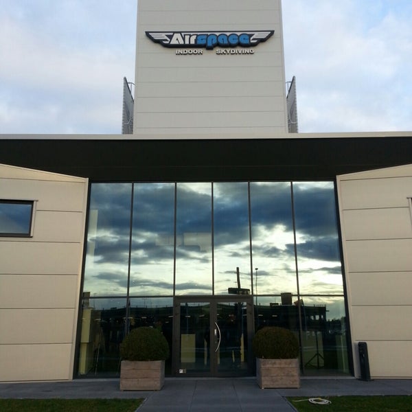 Photo taken at Airspace Indoor Skydiving by Cyril G. on 11/28/2014