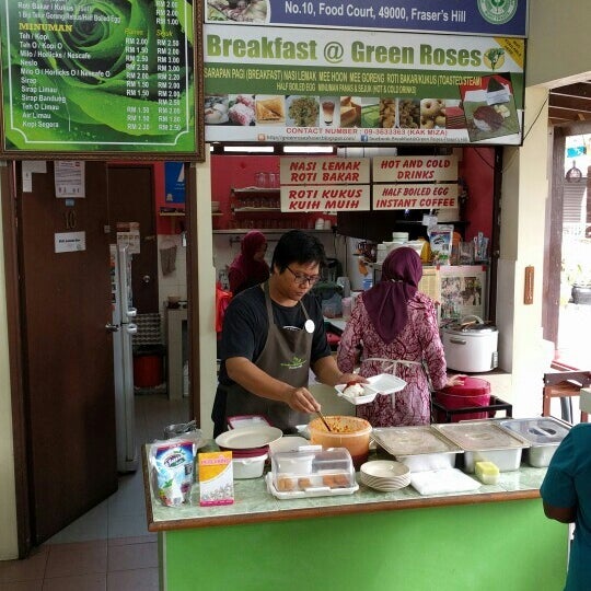 Breakfast Green Roses Bukit Fraser Pahang
