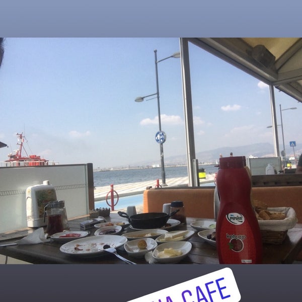 Photo taken at Marina Cafe by Durmuşali C. on 7/31/2018