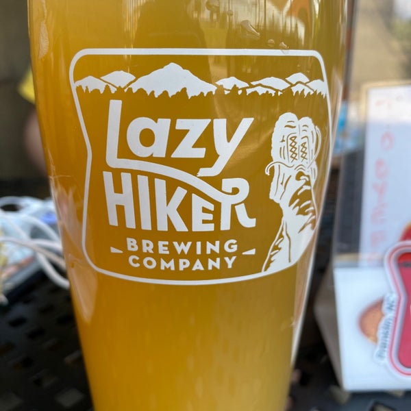 Photo taken at Lazy Hiker Brewing Co. by Joel B. on 4/6/2021