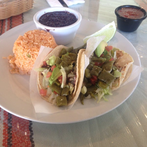They offer vegan burritos and tacos. The standard rice and beans on the side are vegan as well.