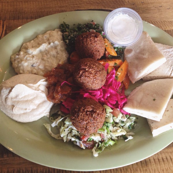 The Veggie Combo Plate is a great vegan option.