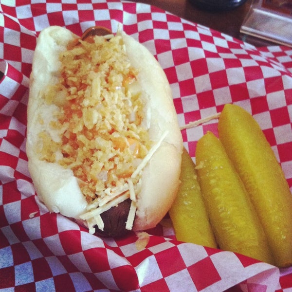 Photo taken at Simon&#39;s Hot Dogs by Kelly B. on 5/31/2013