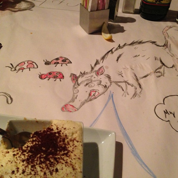 Photo taken at Romano&#39;s Macaroni Grill by Ivan S. on 4/27/2013
