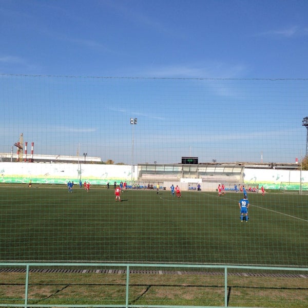 Photo taken at Стадион «Планета» by Katya🙀 H. on 9/20/2014