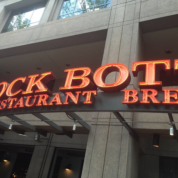 Photo taken at Rock Bottom Restaurant &amp; Brewery by John J. on 6/11/2015