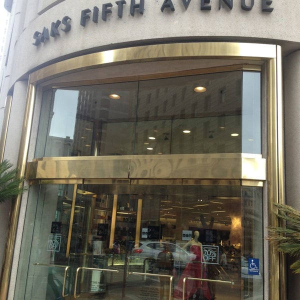 Saks Fifth Avenue Department Store in Downtown San FranciscoUnion Square