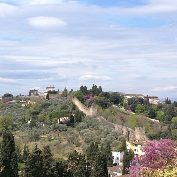 Photo taken at Forte di Belvedere by Justin L. on 4/13/2019