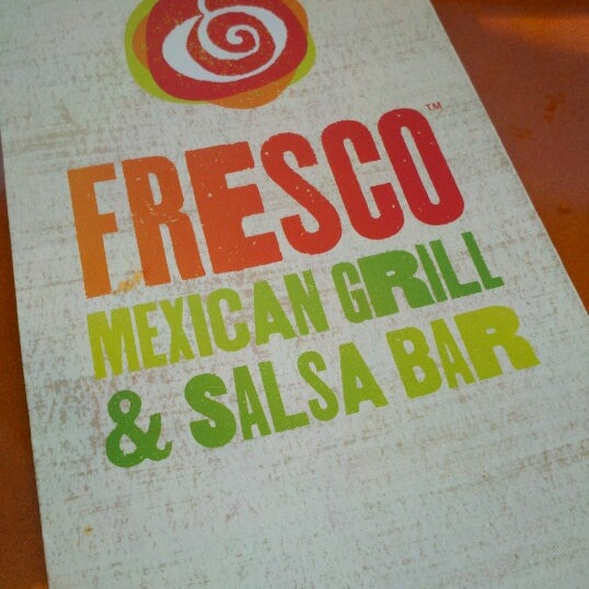 Photo taken at Fresco Mexican Grill &amp; Salsa Bar by Jessica S. on 11/6/2012