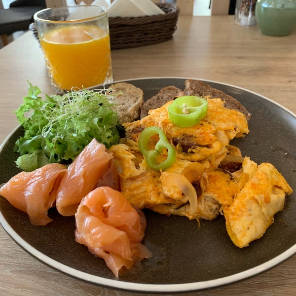 Photo taken at Brunch Bistro Budapest by ましろ on 8/30/2019