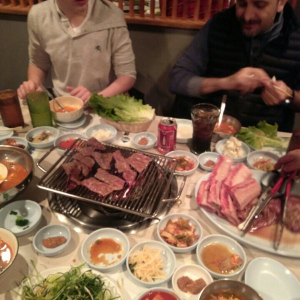 Photo taken at Woo Chon Korean BBQ Restaurant by Emre K. on 3/13/2016