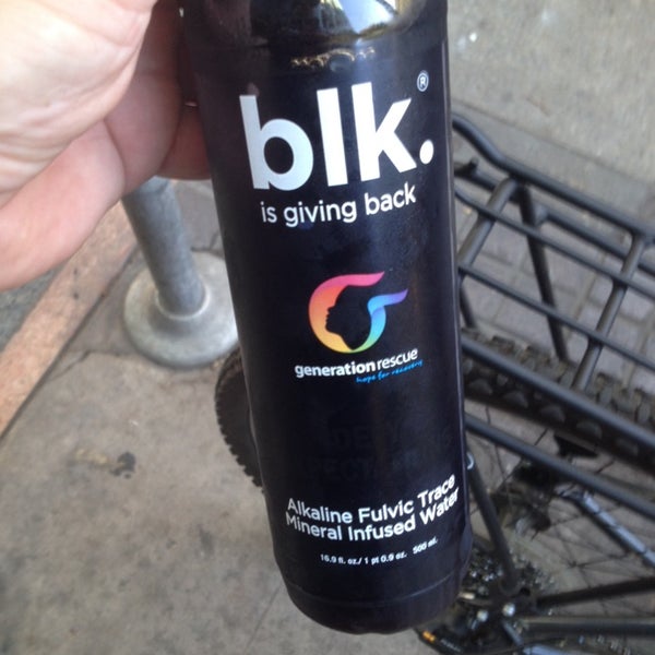 It's Whole Foods meets 7-Eleven, a lot of organic packaged goods, some lunch sandwiches/salads, and Handsome coffee on drip - found black water! Weird