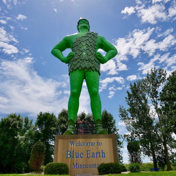 Photo taken at Jolly Green Giant Statue by Jimbo S. on 6/17/2018