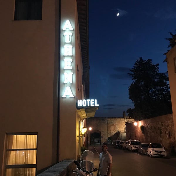 Photo taken at Hotel Athena Siena by Michael H. on 6/18/2018
