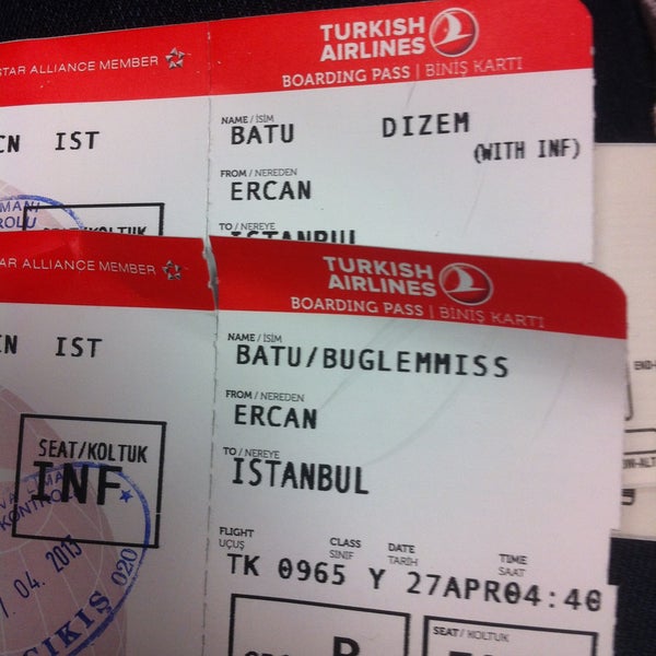 Photo taken at Ercan Airport (ECN) by Dizem O. on 4/27/2013