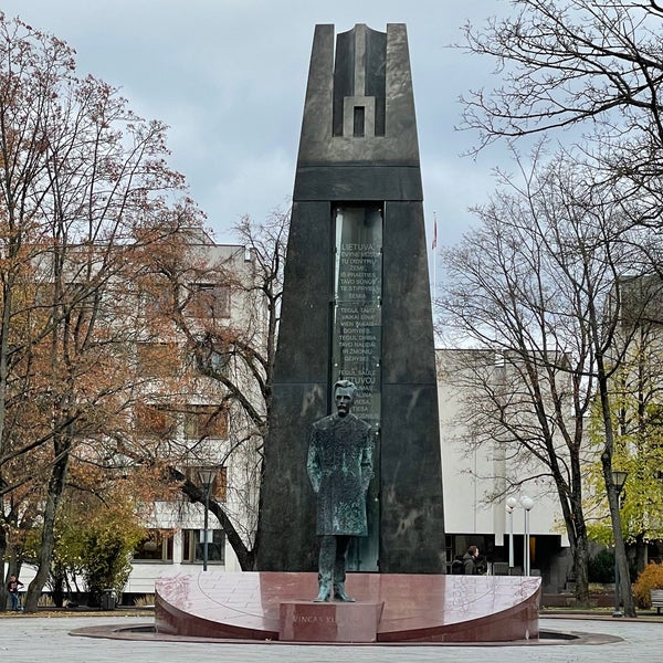 Photo taken at Vincas Kudirka monument by Martin  V. on 11/3/2022