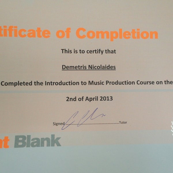 4/2/2013にDemetris N.がPoint Blank Music Collegeで撮った写真