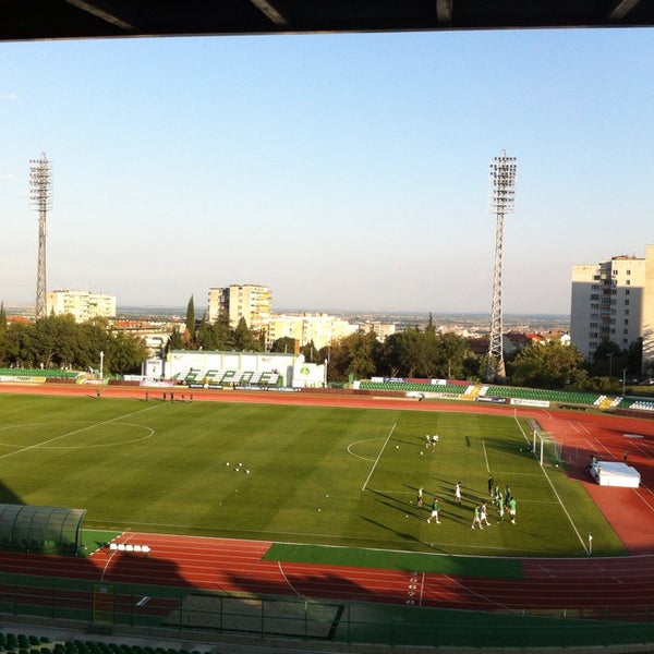 Das Foto wurde bei Стадион Берое (Beroe Stadium) von Prolet T. am 7/20/2014 aufgenommen