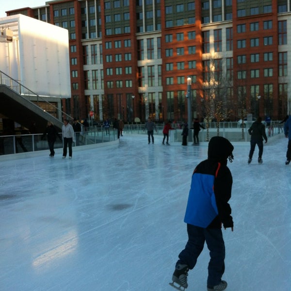 Photo taken at Canal Park Ice Rink by Rory F. on 1/19/2013
