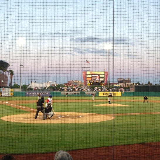 Photo taken at Stockton Ballpark by Randy E. on 4/5/2013
