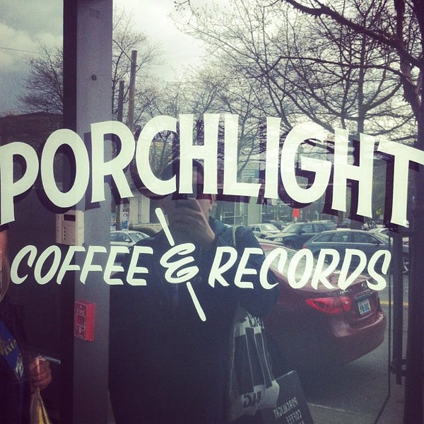 Photo taken at Porchlight Coffee &amp; Records by Tom P. on 4/20/2013