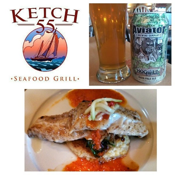 Foto tirada no(a) Ketch 55 Seafood Grill por Mark V. em 6/5/2014