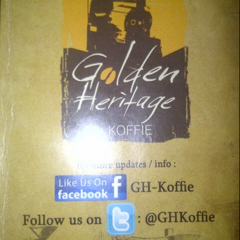 รูปภาพถ่ายที่ Golden Heritage Koffie โดย Natanael C. เมื่อ 9/15/2012