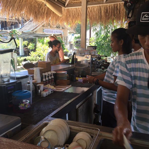 Photo taken at Coffee &amp; Thyme Gili Air by Snezhanna A. on 5/19/2016