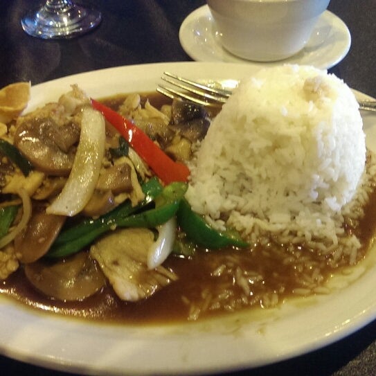 Photo taken at Thai House by Chris A. on 3/20/2014