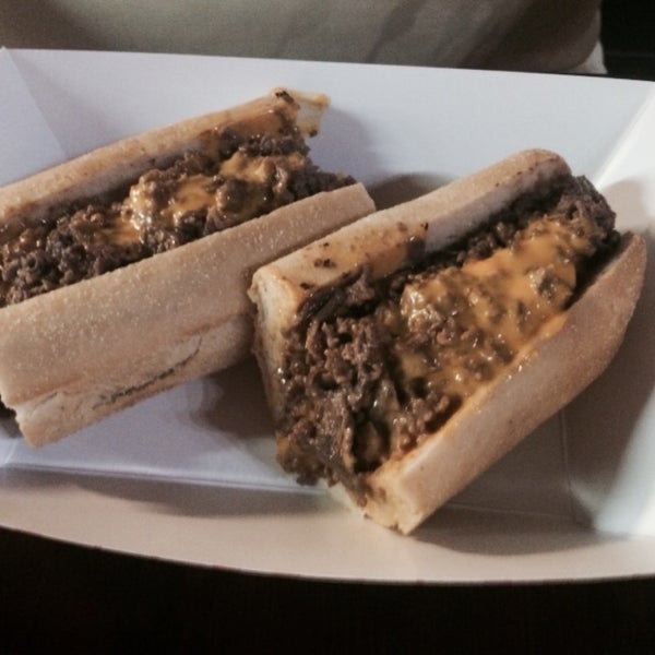 Photo taken at South-A-Philly Steaks &amp; Hoagies by Karen Y. on 12/17/2014