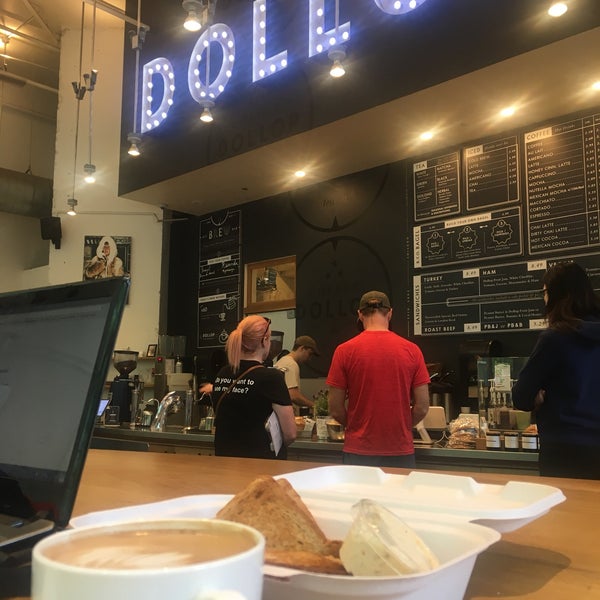 Photo taken at Dollop Coffee &amp; Tea by Kevin H. on 5/28/2018