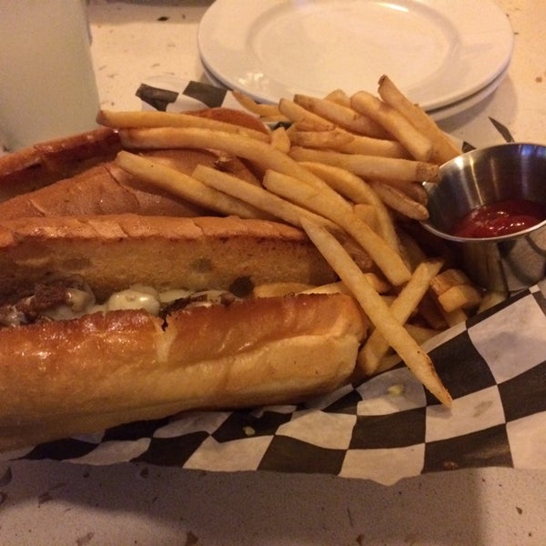 Philly cheese steak is awesome!