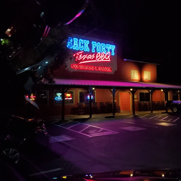 Photo taken at Back Forty Texas BBQ Roadhouse &amp; Saloon by Paula on 8/31/2019