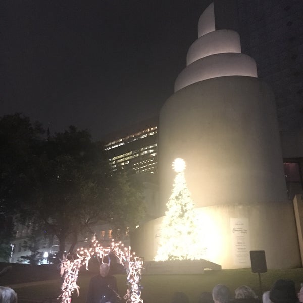 Photo taken at Thanks-Giving Square by SEAN H. on 12/6/2017