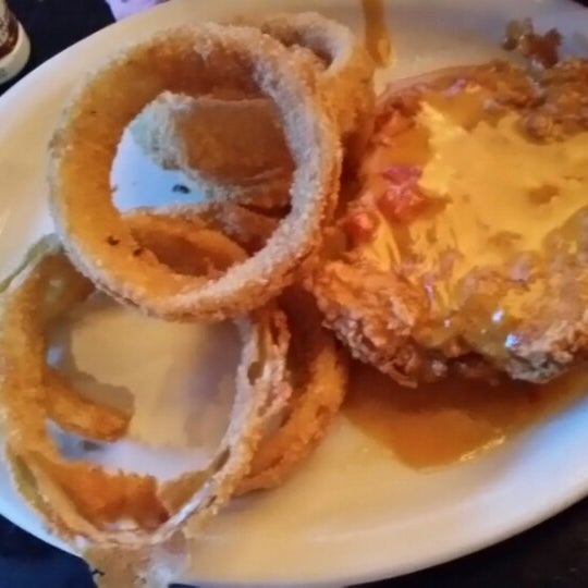 Any steak, fabulous onion rings, great queso...sides, steak topping...desserts...just say yes.