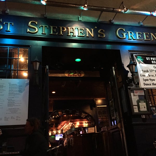 Photo taken at St. Stephen&#39;s Green by Sergey V. on 3/14/2015