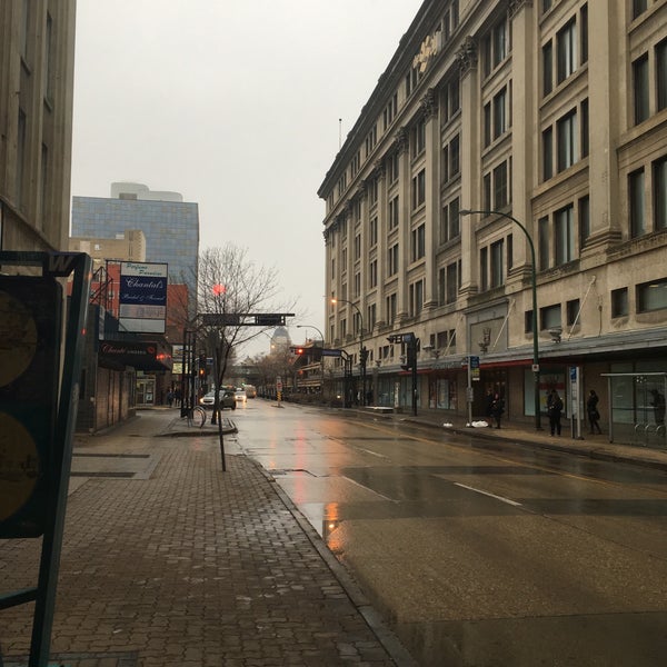 Winnipeg Transit Bus Stop 10580 Portage Ellice Winnipeg, MB