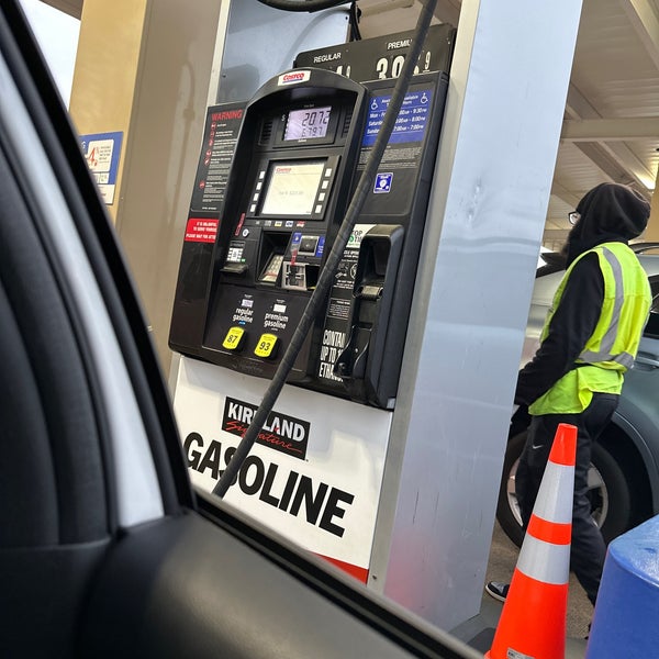 Costco Gasoline Fuel Station in Wharton