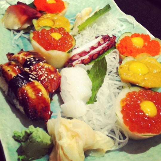 Photo taken at Monster Sushi by Joshua R. on 10/26/2012