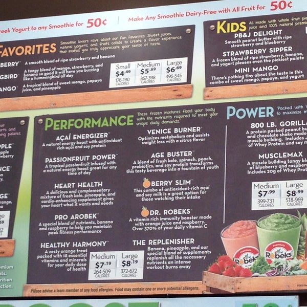 Robeks Fresh Juices Smoothies Kearny Mesa 11 tips from 493