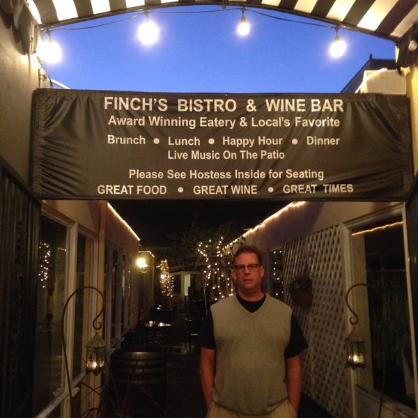 Photo taken at Finch&#39;s Bistro &amp; Wine Bar by Katrin on 1/11/2014