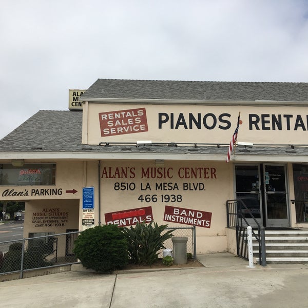 Alan S Music Center Music Store In La Mesa