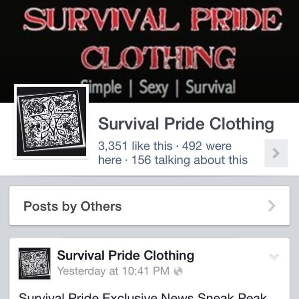 Photo taken at Survival Pride Clothing by Faustine M. on 1/3/2014
