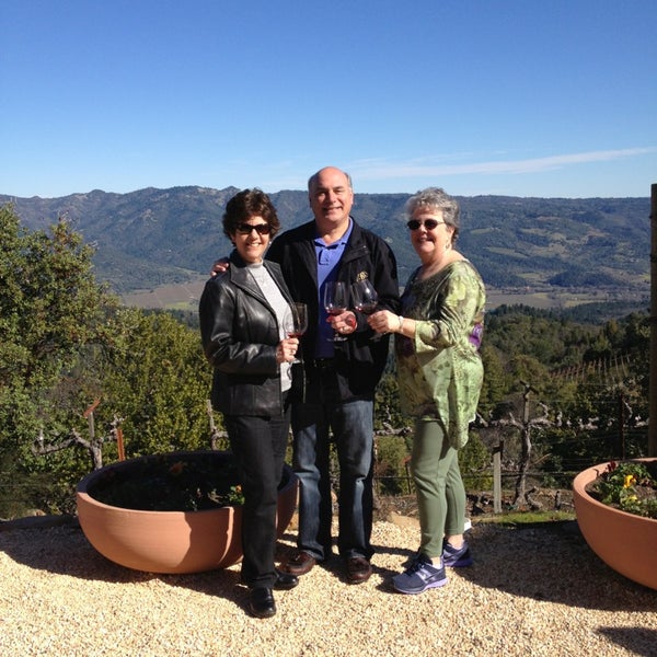 Great wines and a spectacular view