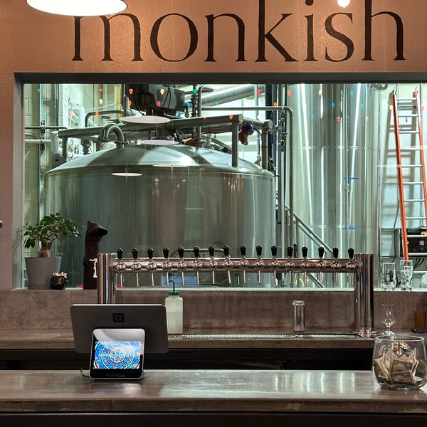 Photo taken at Monkish Brewing Co. by YK N. on 1/13/2024