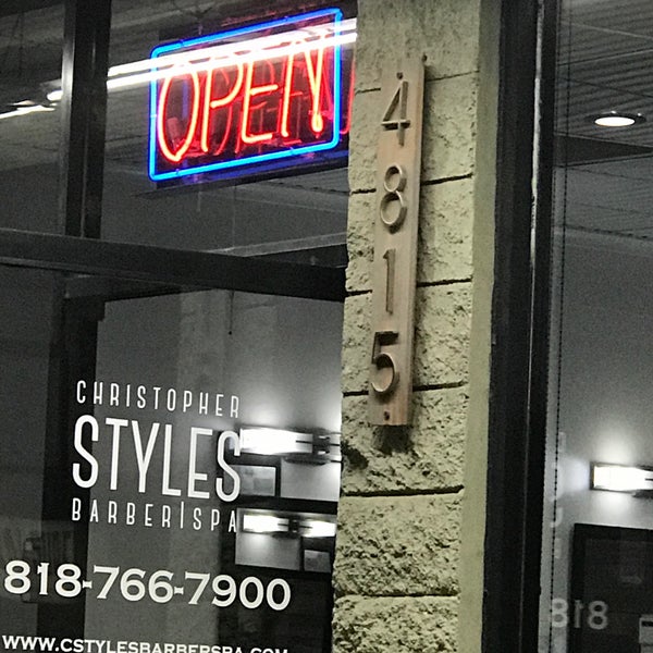 Photo taken at Christopher Styles Barber Spa/ Barbershop by Martin S. on 1/5/2018