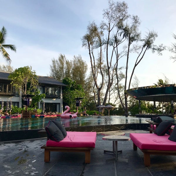 Photo taken at Baba Beach Club Phuket Luxury Hotel by wasu t. on 4/15/2018