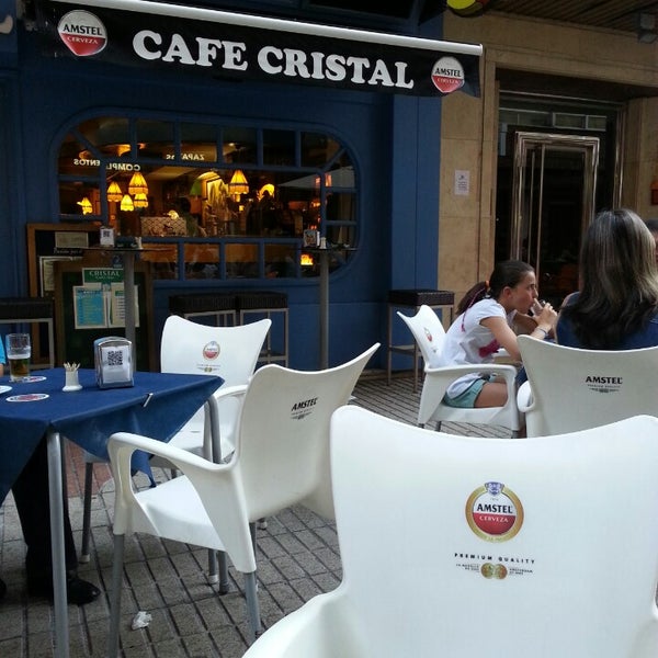 Photo taken at Café Bar Cristal by Javier B. on 7/5/2013